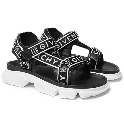 givenchy slides black and white